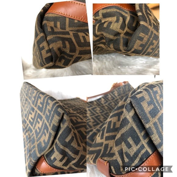 SOLD! 💯% Authentic FENDI Zucca Hobo - Picture 3 of 8